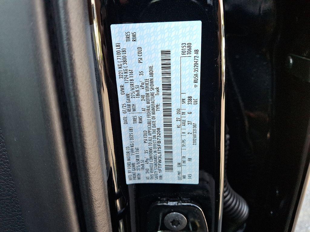 new 2025 Ford F-150 car, priced at $62,205