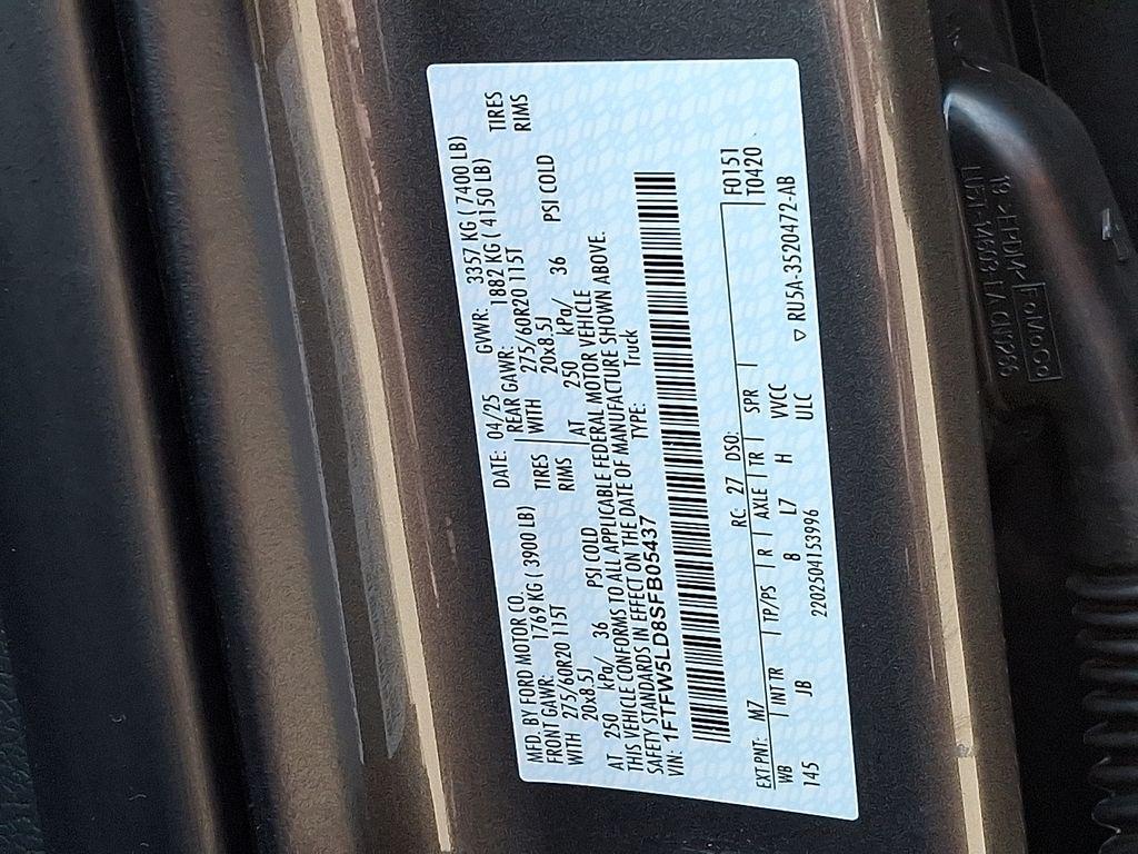 new 2025 Ford F-150 car, priced at $65,500
