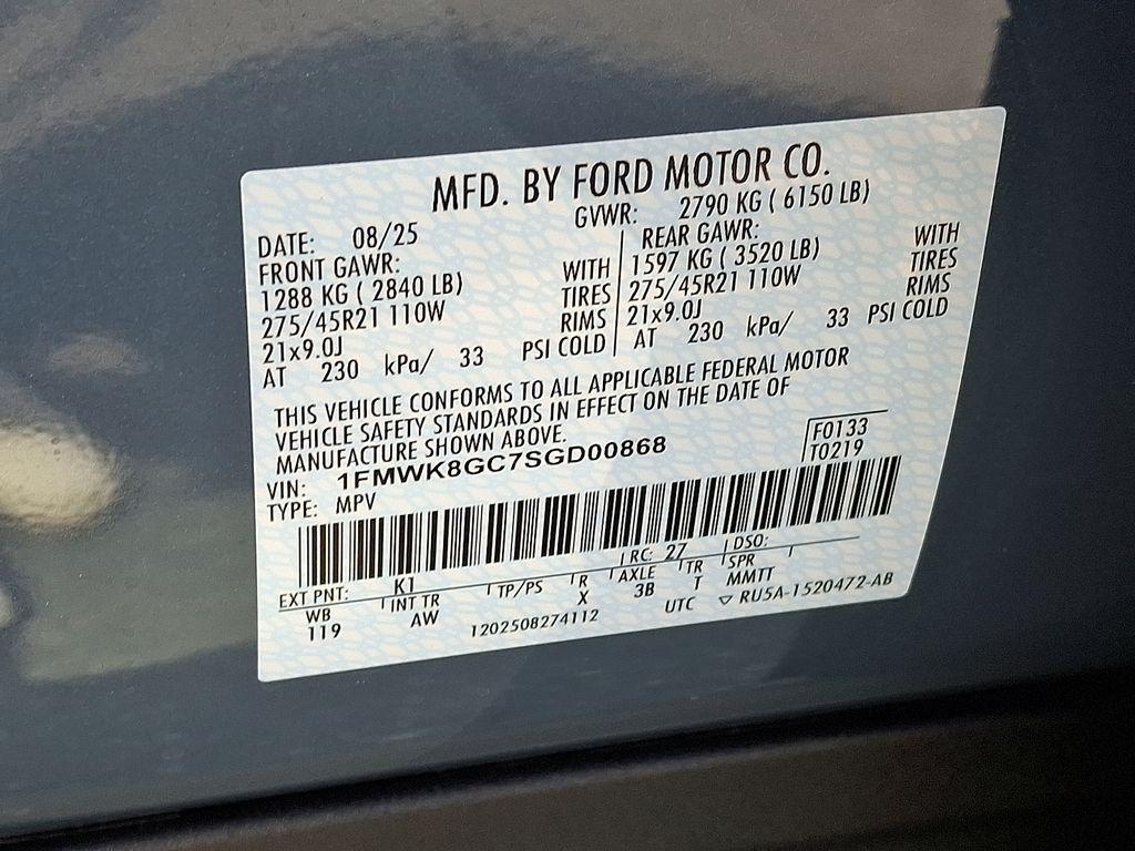 new 2025 Ford Explorer car, priced at $55,500