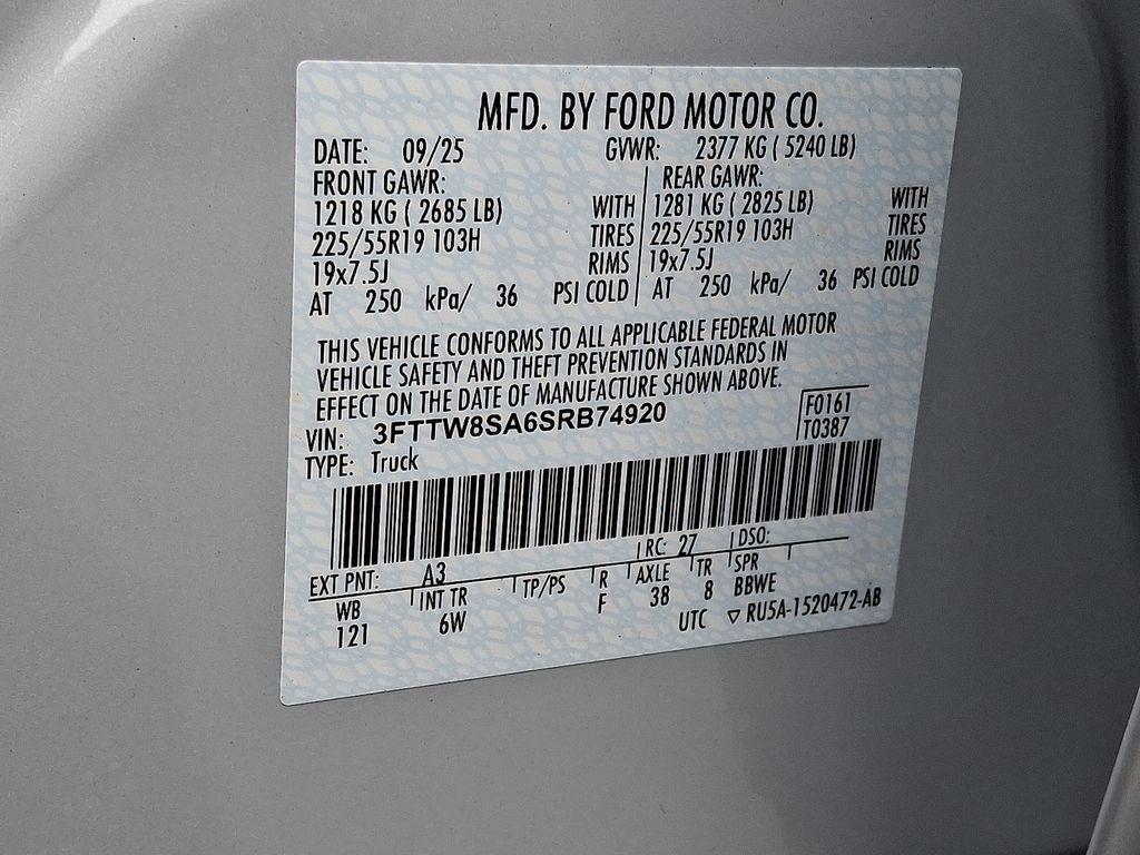 new 2025 Ford Maverick car, priced at $40,275