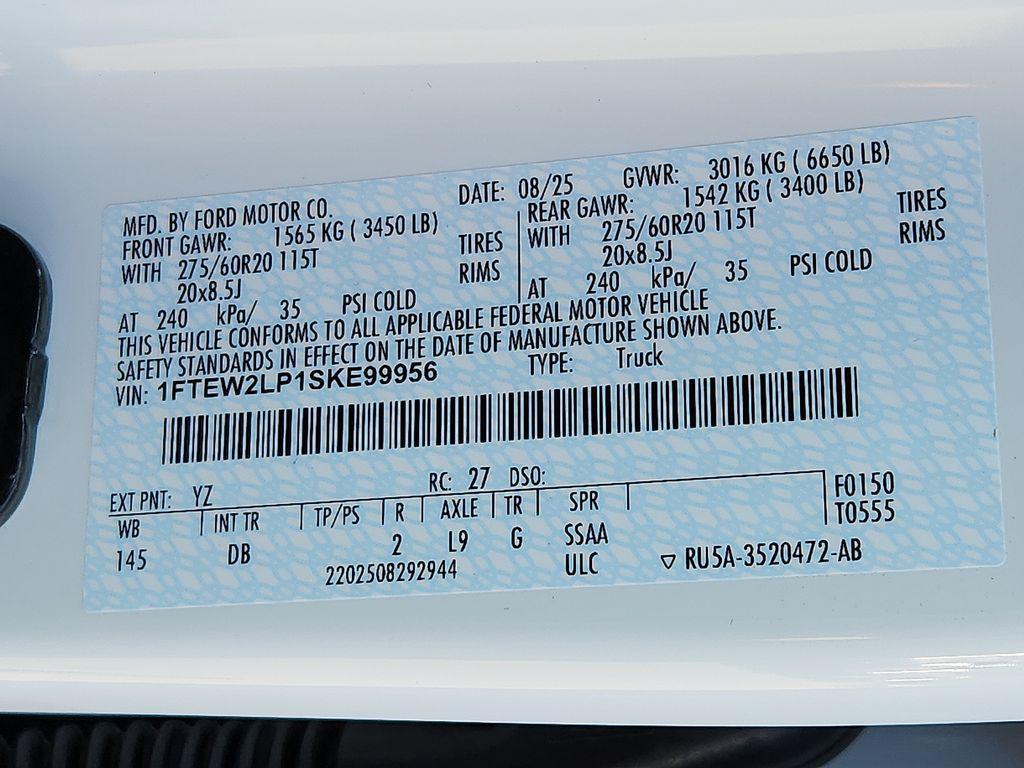 new 2025 Ford F-150 car, priced at $48,250