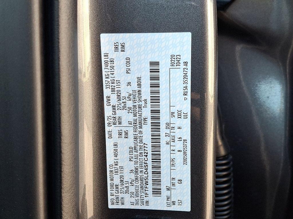 new 2025 Ford F-150 car, priced at $69,000