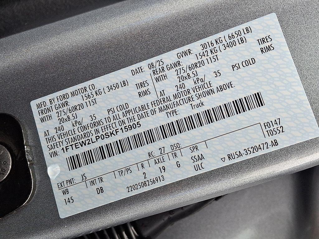 new 2025 Ford F-150 car, priced at $49,750