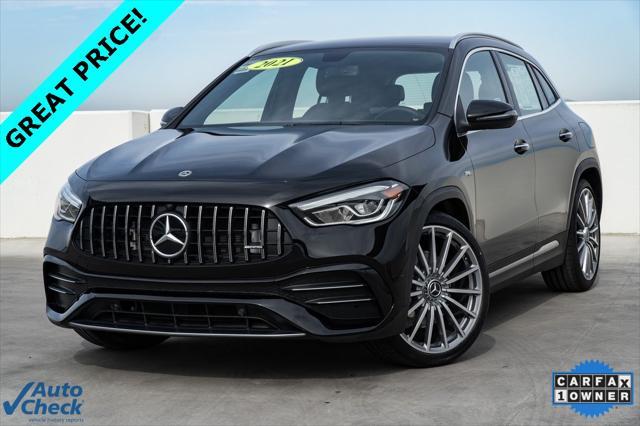 used 2021 Mercedes-Benz AMG GLA 35 car, priced at $32,991