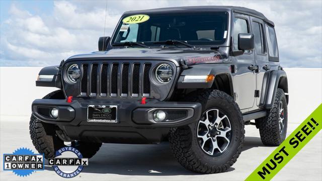 used 2021 Jeep Wrangler Unlimited car, priced at $37,470