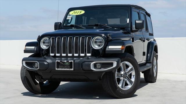 used 2018 Jeep Wrangler Unlimited car, priced at $31,600