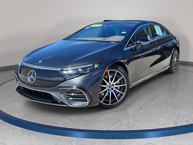 used 2022 Mercedes-Benz EQS 580 car, priced at $54,990