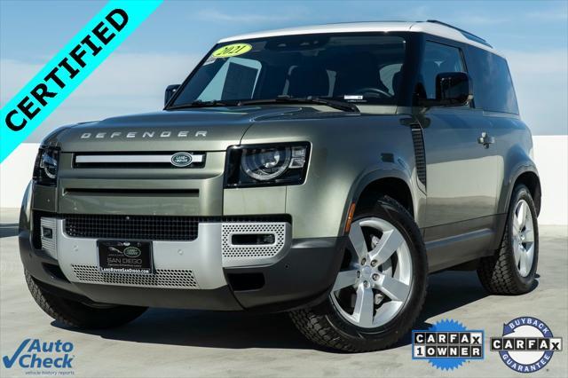 used 2021 Land Rover Defender car, priced at $48,900