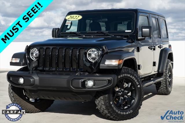 used 2022 Jeep Wrangler car, priced at $28,989