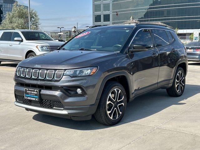 used 2022 Jeep Compass car, priced at $18,500