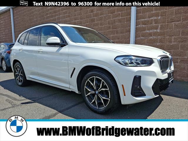used 2022 BMW X3 car, priced at $38,488