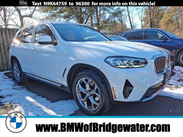 used 2022 BMW X3 car, priced at $34,917