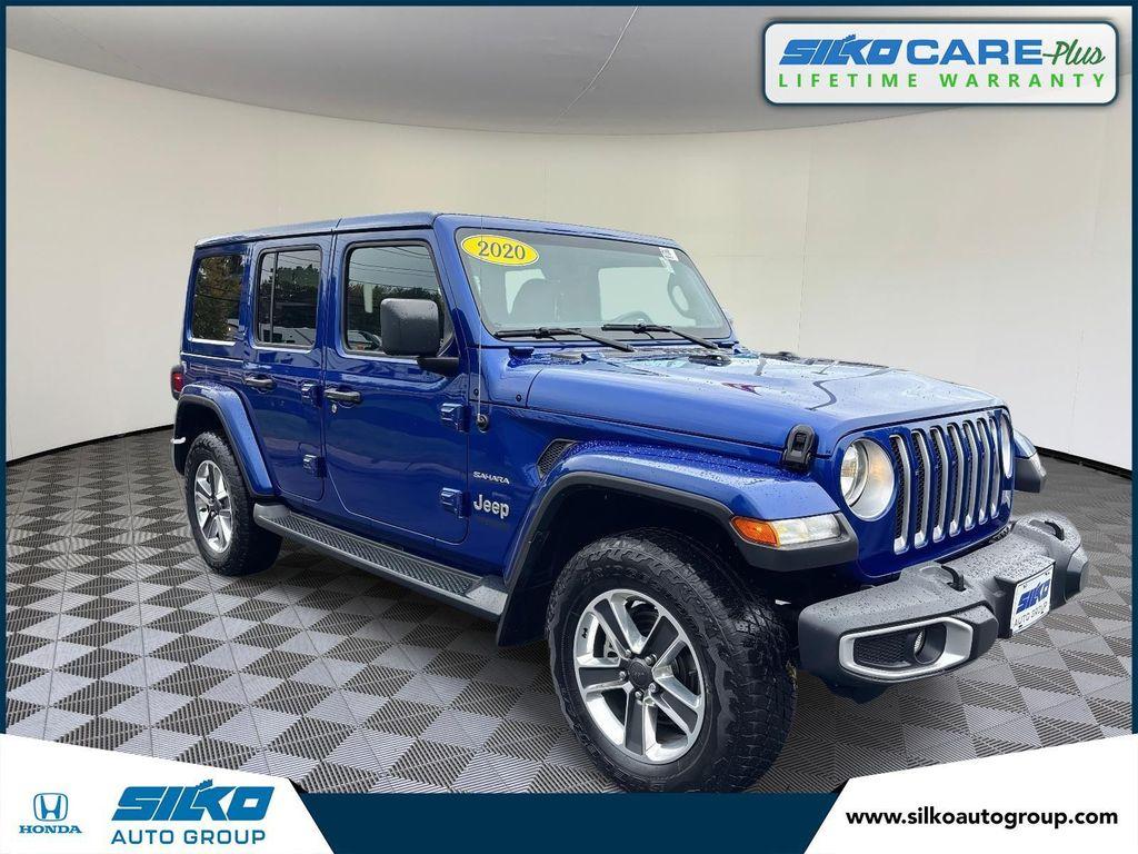 used 2020 Jeep Wrangler Unlimited car, priced at $26,424