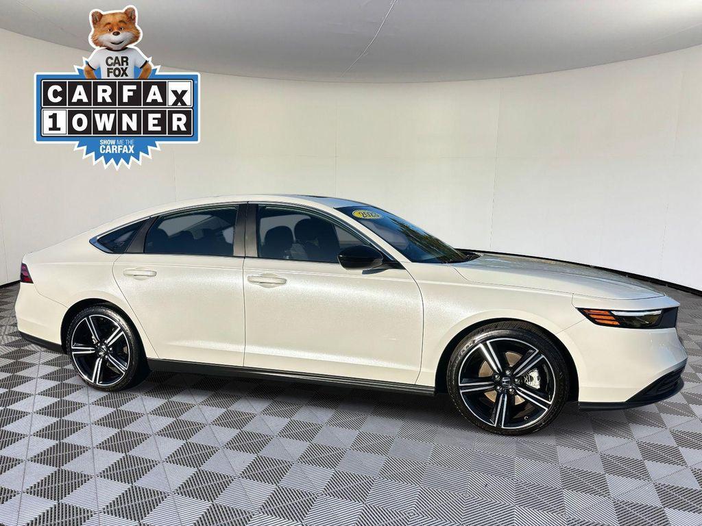 used 2023 Honda Accord Hybrid car, priced at $27,618