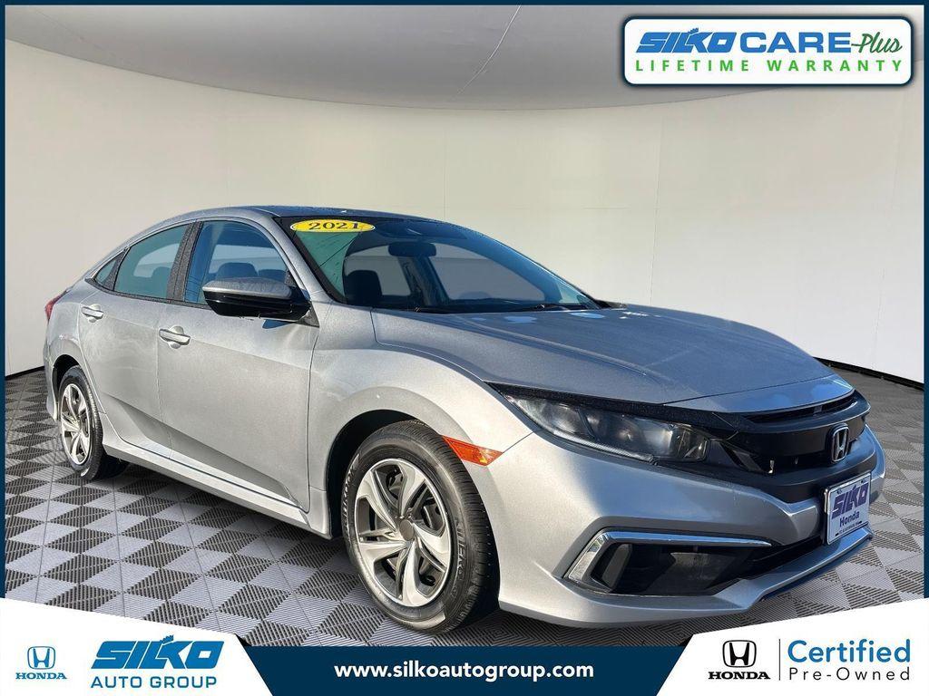 used 2021 Honda Civic car, priced at $19,990