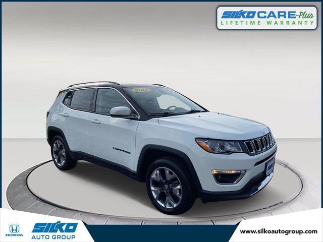 used 2021 Jeep Compass car, priced at $21,598