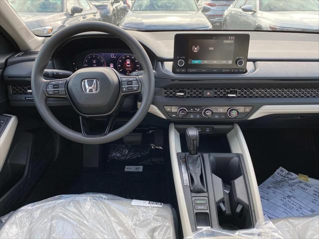 new 2025 Honda Accord car, priced at $32,110