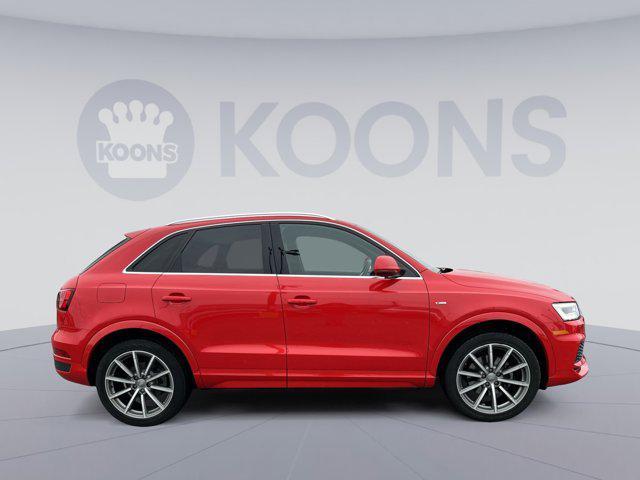 used 2018 Audi Q3 car, priced at $14,000