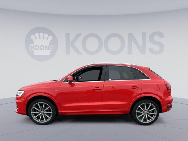 used 2018 Audi Q3 car, priced at $14,000