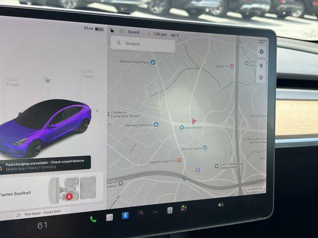 used 2021 Tesla Model 3 car, priced at $21,000