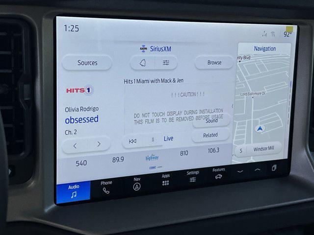 new 2025 Ford Bronco car, priced at $51,164