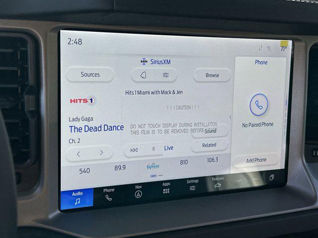 new 2025 Ford Bronco car, priced at $51,164