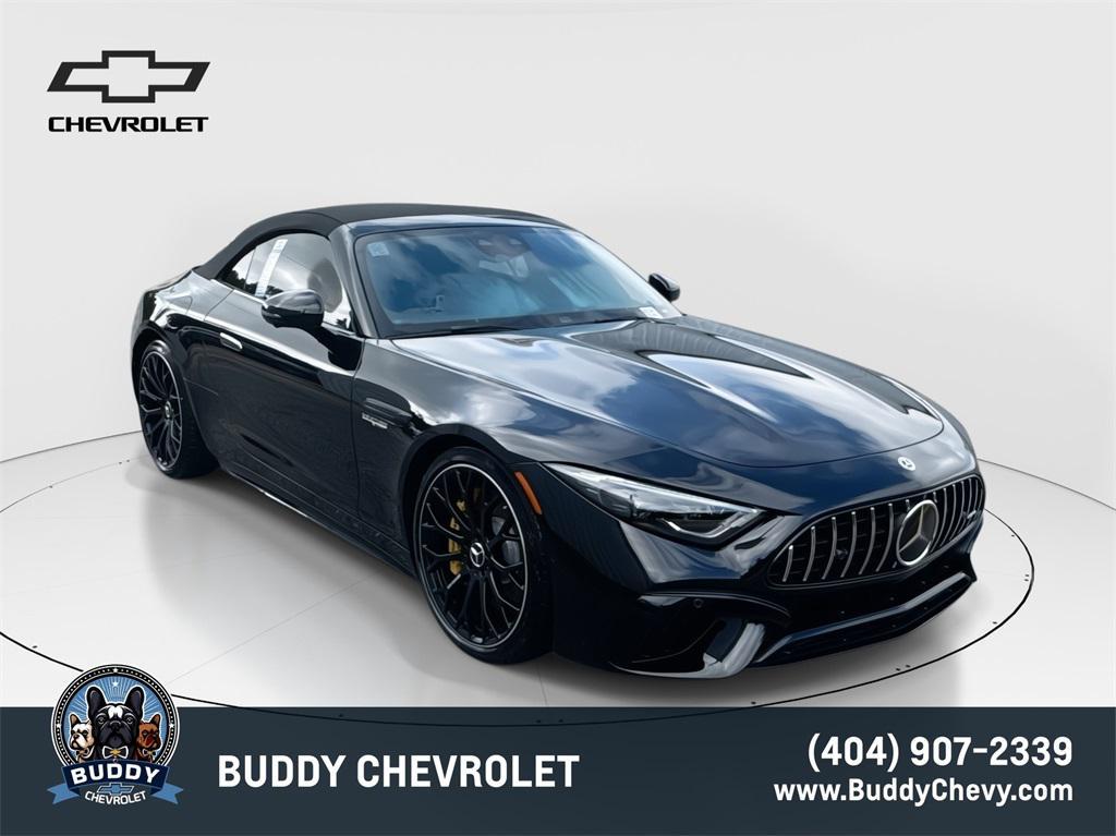 used 2022 Mercedes-Benz AMG SL 55 car, priced at $83,882