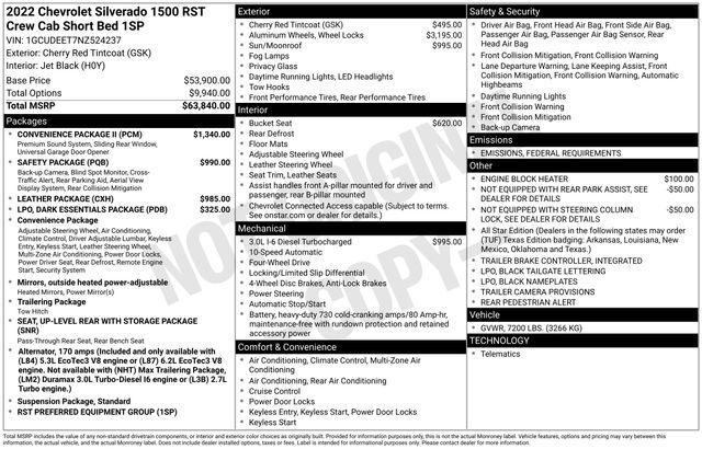 used 2022 Chevrolet Silverado 1500 car, priced at $39,000