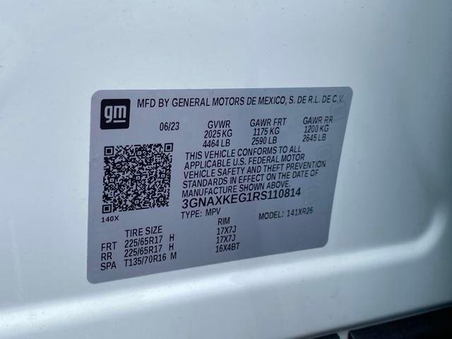 used 2024 Chevrolet Equinox car, priced at $23,500