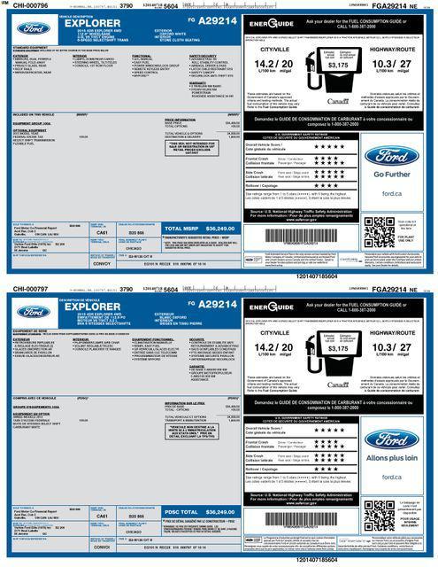 used 2015 Ford Explorer car, priced at $13,500