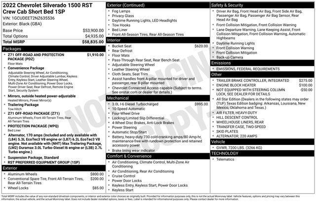 used 2022 Chevrolet Silverado 1500 car, priced at $42,800
