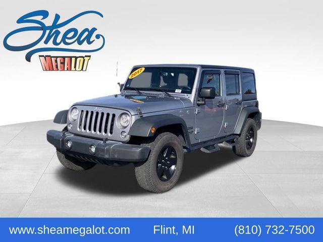 used 2017 Jeep Wrangler Unlimited car, priced at $14,500