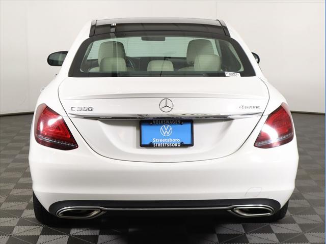 used 2021 Mercedes-Benz C-Class car, priced at $23,199