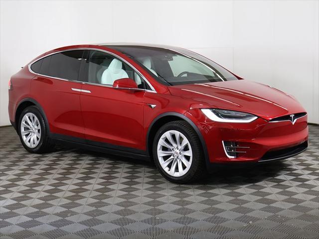 used 2020 Tesla Model X car, priced at $34,990