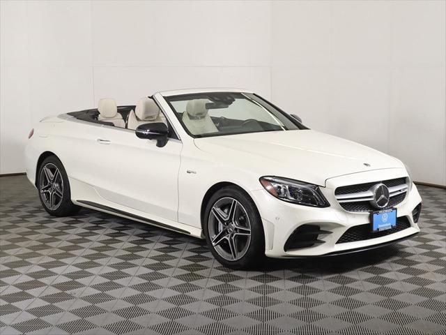 used 2021 Mercedes-Benz AMG C 43 car, priced at $42,299