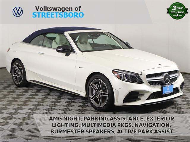 used 2021 Mercedes-Benz AMG C 43 car, priced at $42,299