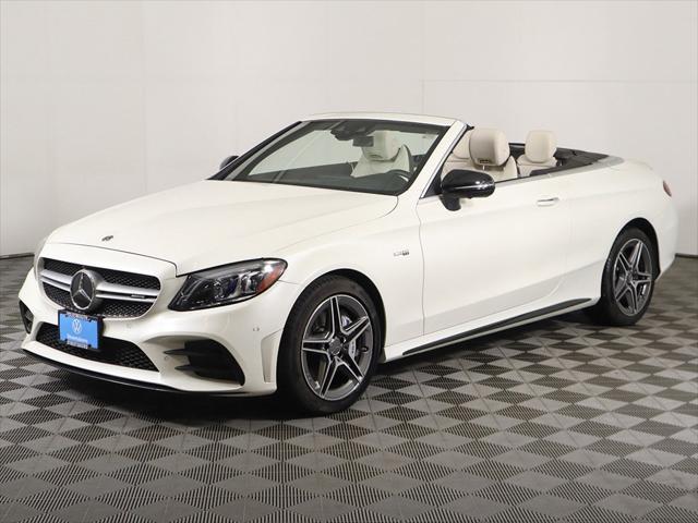 used 2021 Mercedes-Benz AMG C 43 car, priced at $42,299