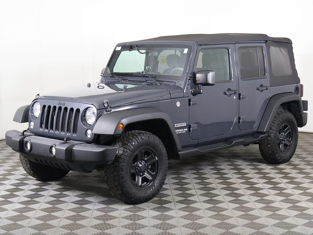 used 2017 Jeep Wrangler Unlimited car, priced at $14,949