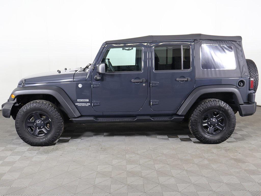 used 2017 Jeep Wrangler Unlimited car, priced at $14,949