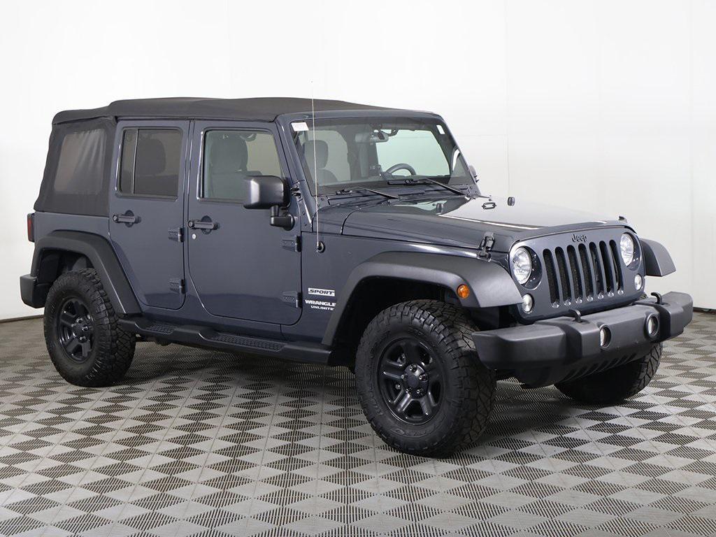used 2017 Jeep Wrangler Unlimited car, priced at $14,949