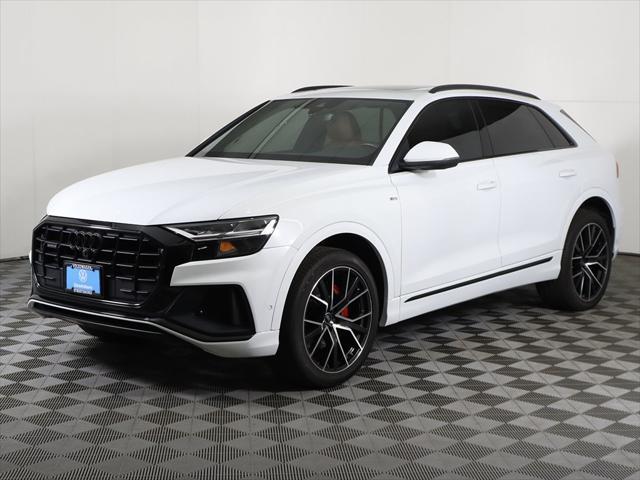 used 2021 Audi Q8 car, priced at $42,999