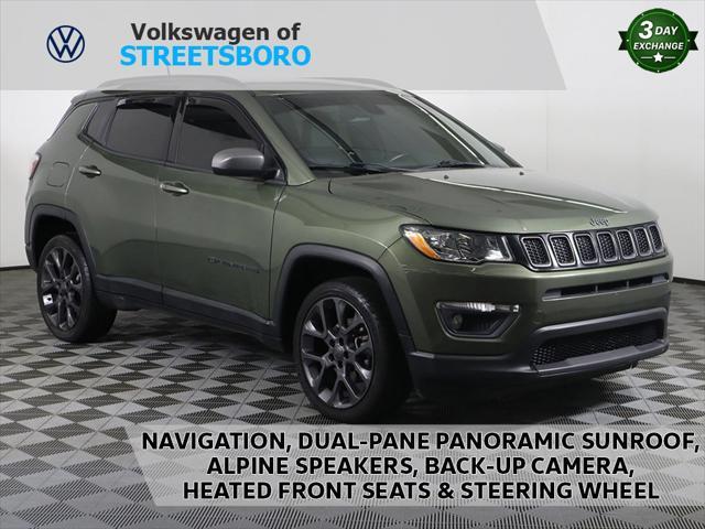 used 2021 Jeep Compass car, priced at $19,839