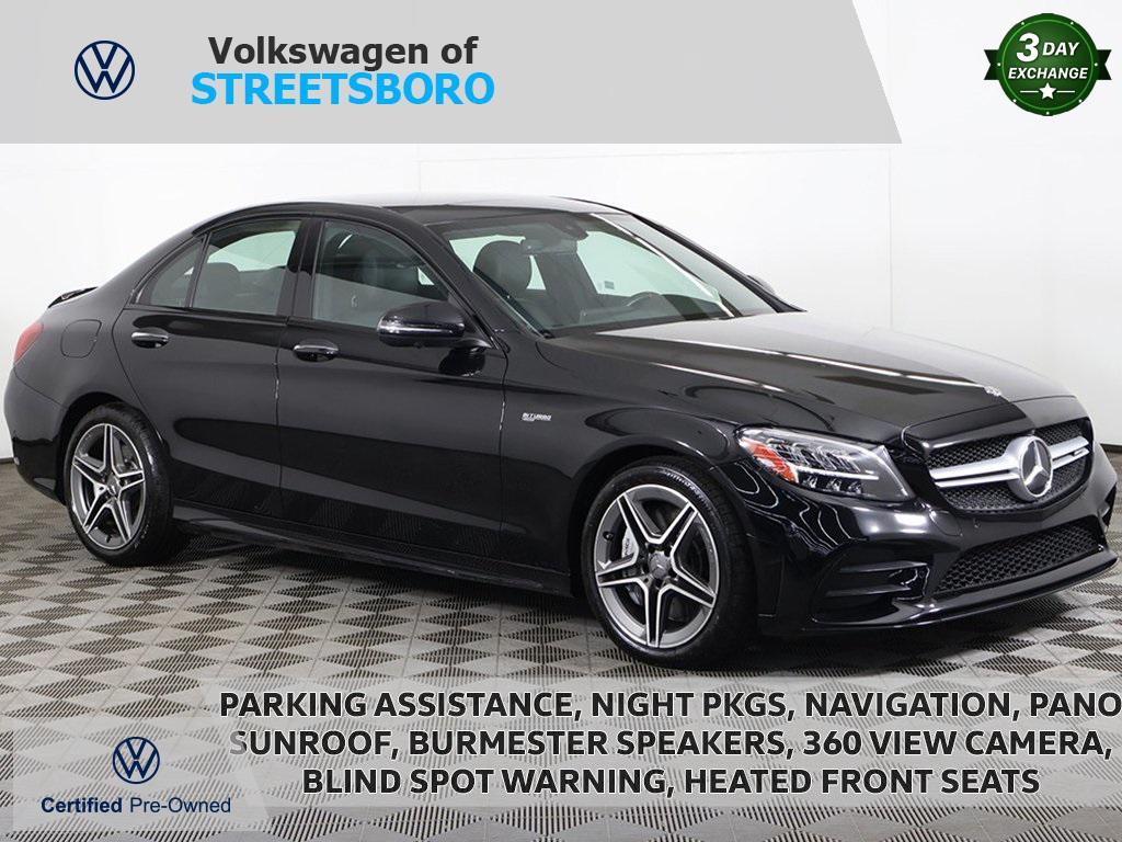 used 2021 Mercedes-Benz AMG C 43 car, priced at $36,569