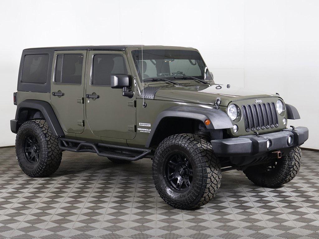 used 2016 Jeep Wrangler Unlimited car, priced at $12,993