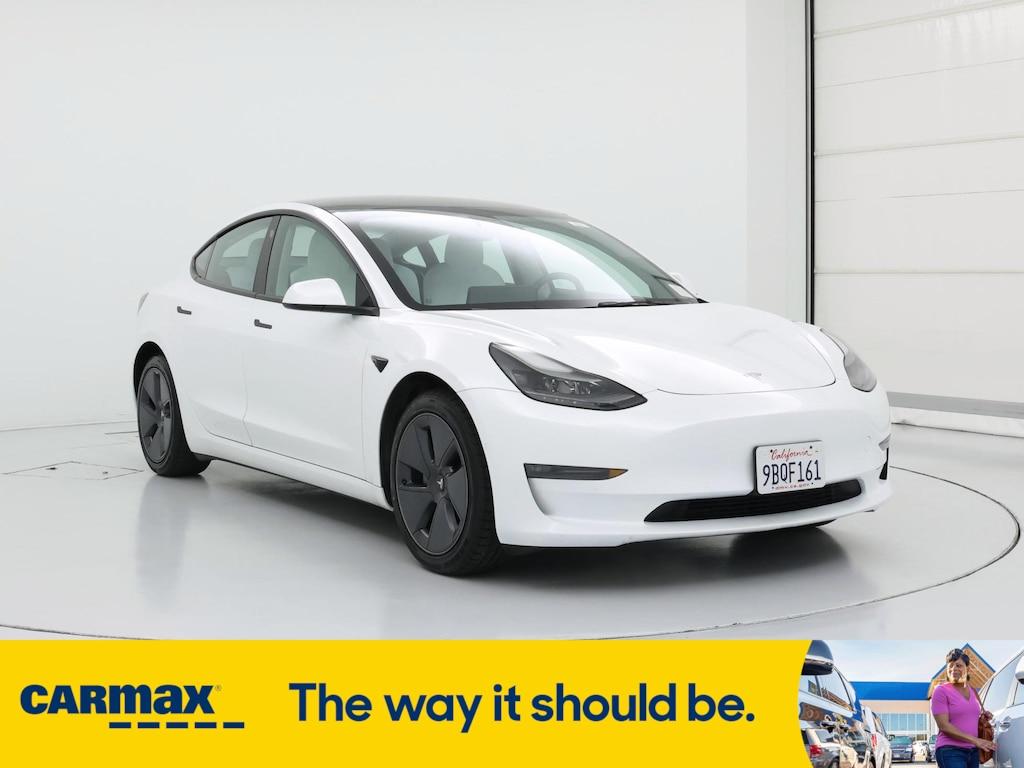 used 2022 Tesla Model 3 car, priced at $27,998