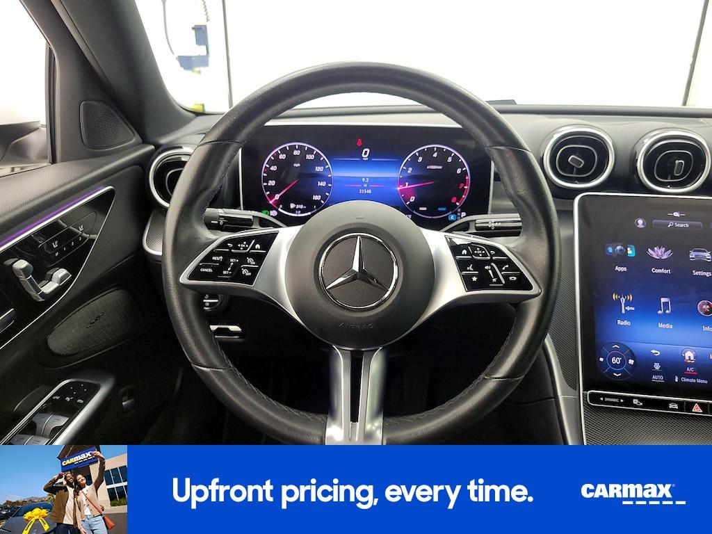 used 2024 Mercedes-Benz C-Class car, priced at $32,998