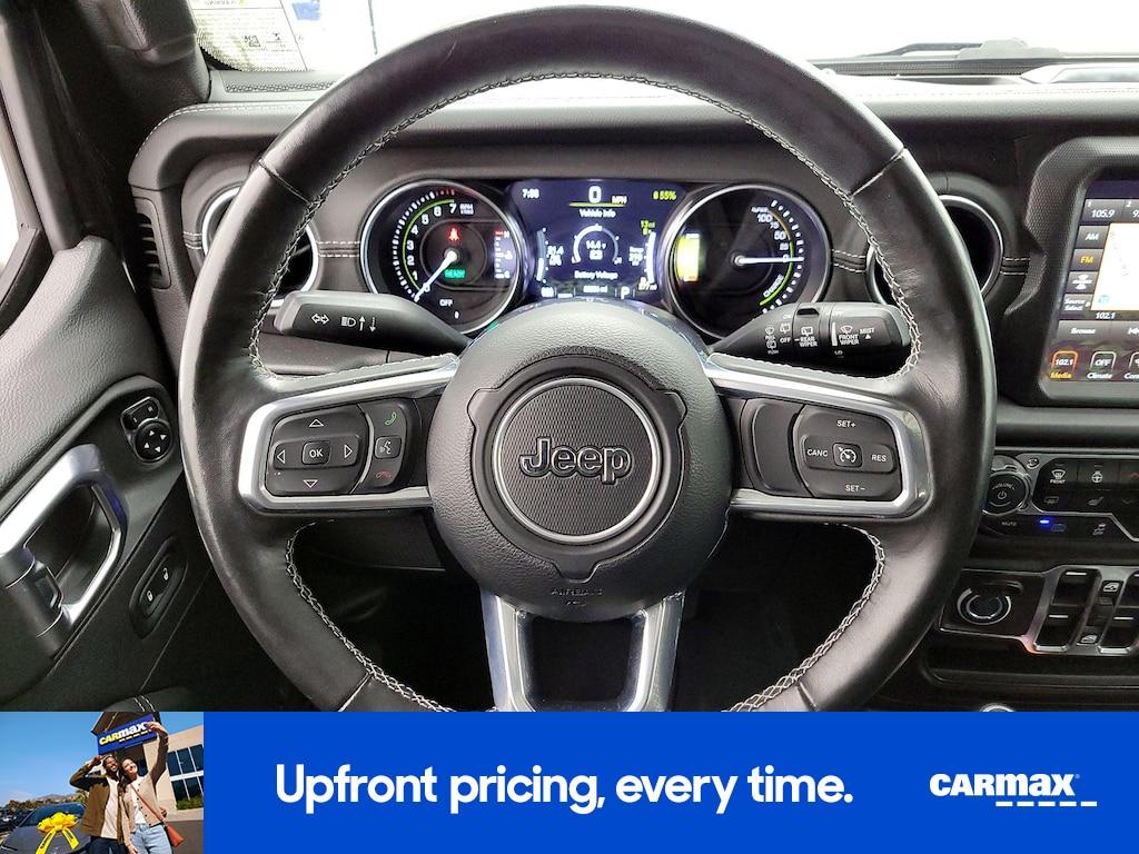used 2022 Jeep Wrangler Unlimited 4xe car, priced at $34,998