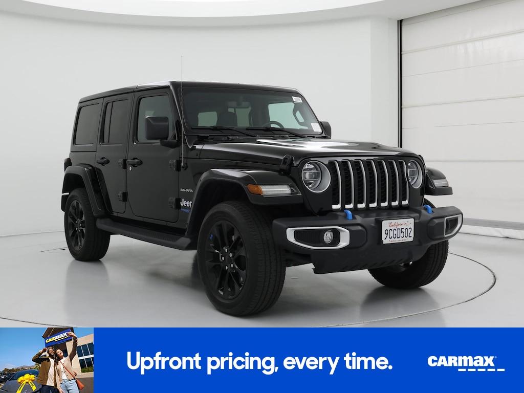 used 2022 Jeep Wrangler Unlimited 4xe car, priced at $34,998