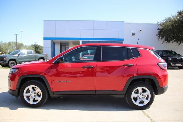 used 2023 Jeep Compass car, priced at $20,500