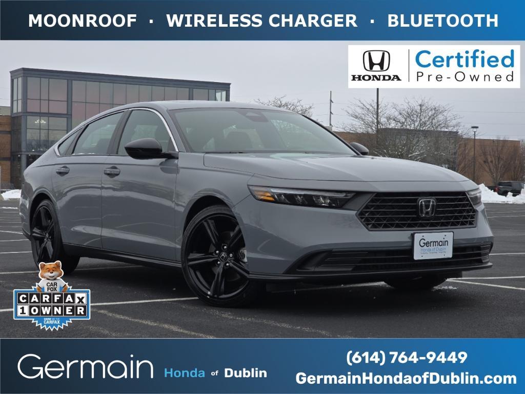 used 2025 Honda Accord Hybrid car, priced at $29,647